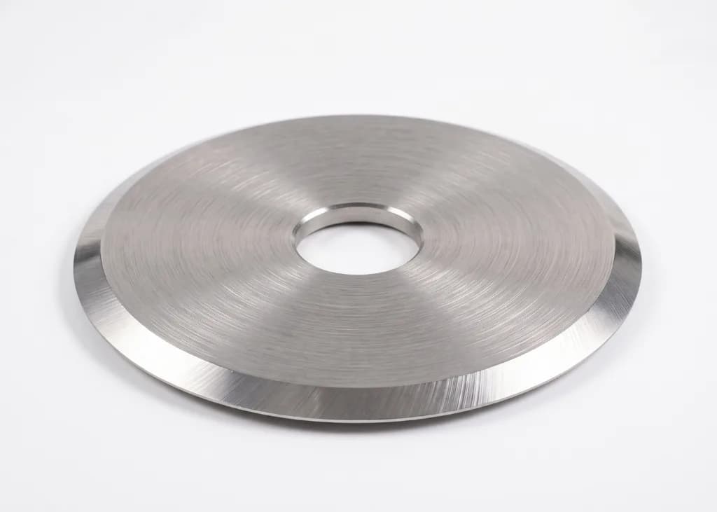 Kreismesser mit glatter Schneide, doppelter Anschliff